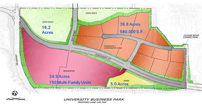 University Business Park and Mixed-Use Development/Specific Plan EIR