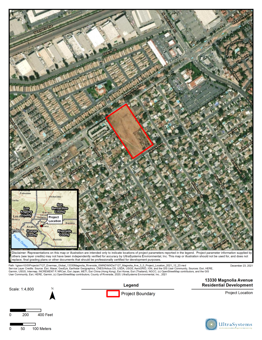 13330 Magnolia Avenue Residential Development – IS-MND